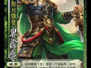 三国杀武将攻略：界徐盛全面解析与实战技巧探讨