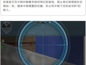 冲锋狙实战攻略：精准打击的战术技巧与心理素质培养