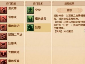 梦幻西游无双版狮驼技能深度解析与PK应对战术技巧探讨