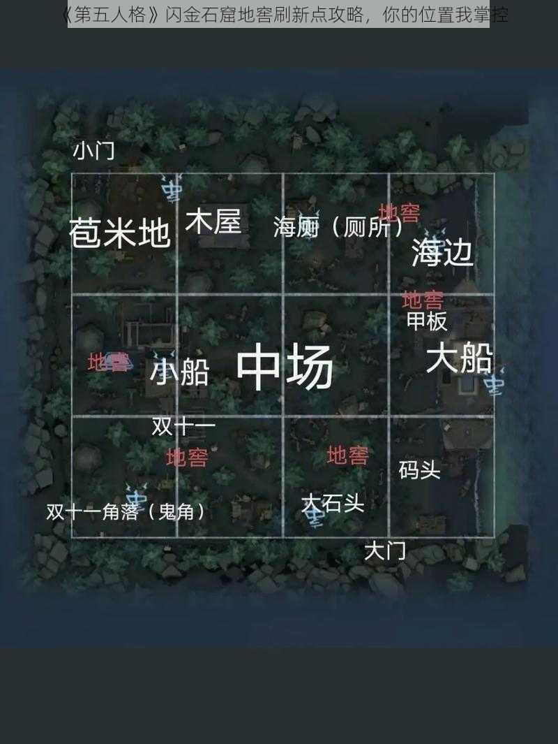 《第五人格》闪金石窟地窖刷新点攻略，你的位置我掌控