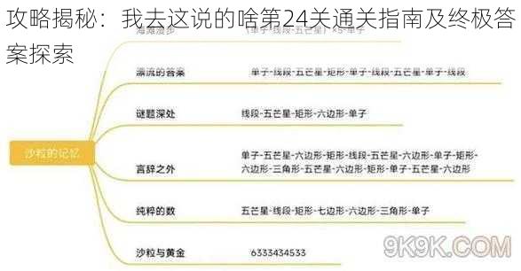 攻略揭秘：我去这说的啥第24关通关指南及终极答案探索