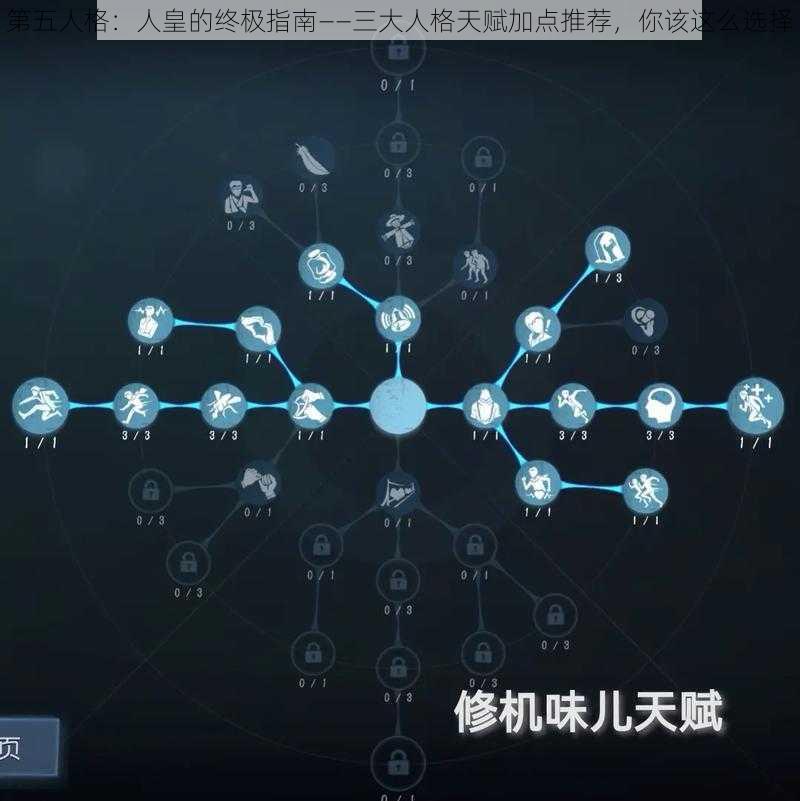 第五人格：人皇的终极指南——三大人格天赋加点推荐，你该这么选择