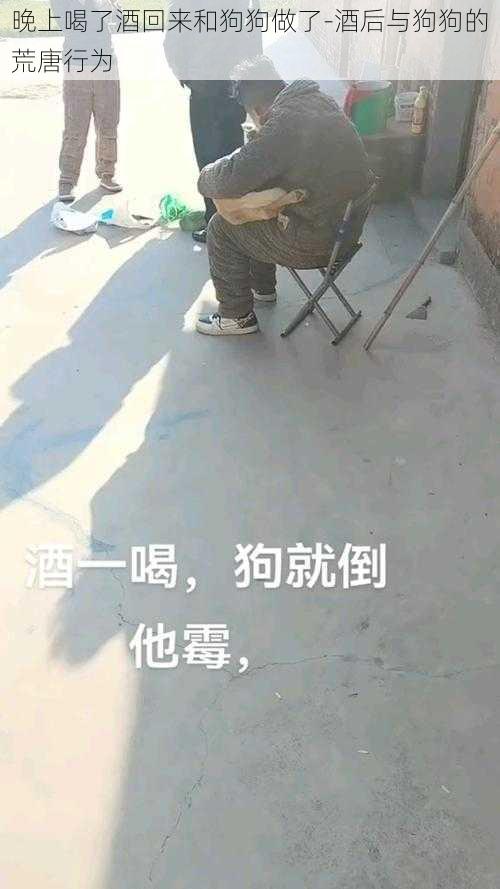 晚上喝了酒回来和狗狗做了-酒后与狗狗的荒唐行为