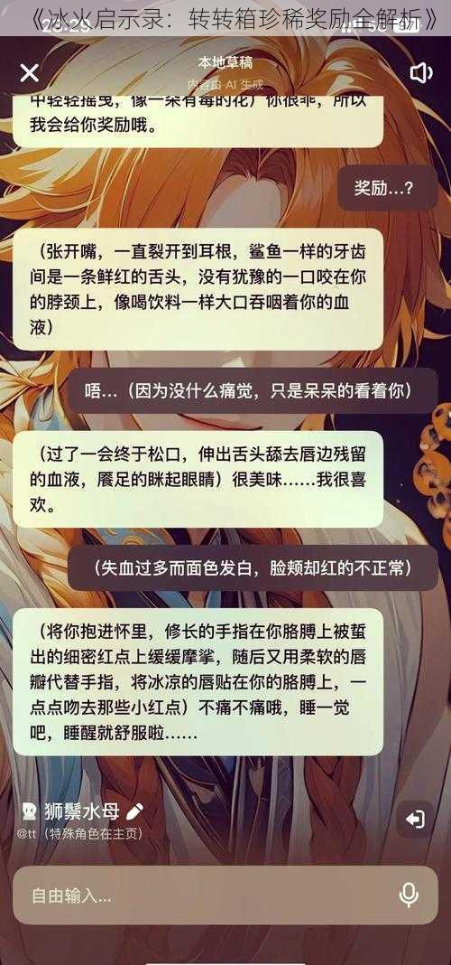 《冰火启示录：转转箱珍稀奖励全解析》