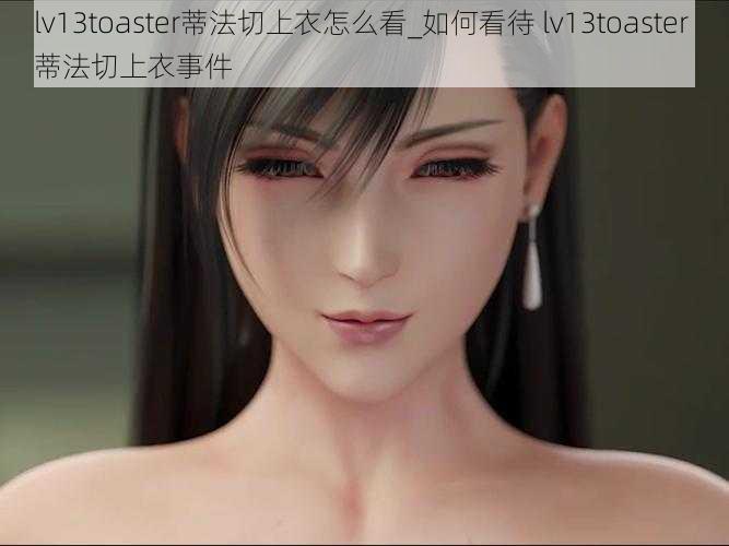 lv13toaster蒂法切上衣怎么看_如何看待 lv13toaster 蒂法切上衣事件