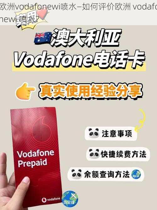 欧洲vodafonewi喷水—如何评价欧洲 vodafonewi 喷水？