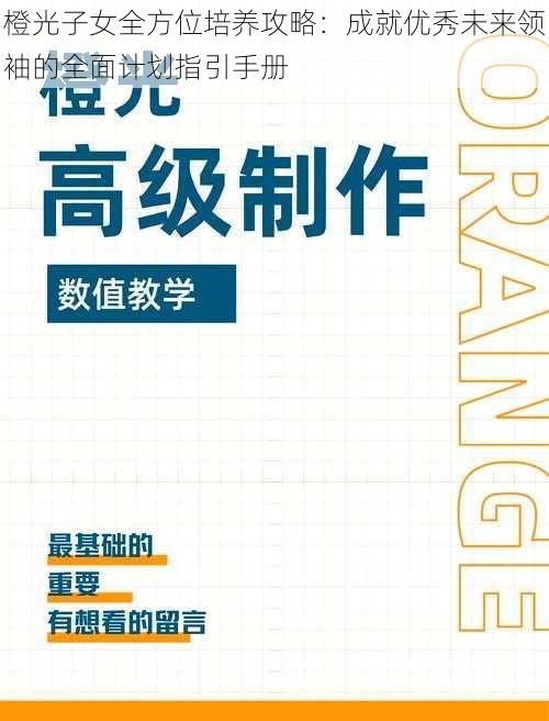 橙光子女全方位培养攻略：成就优秀未来领袖的全面计划指引手册