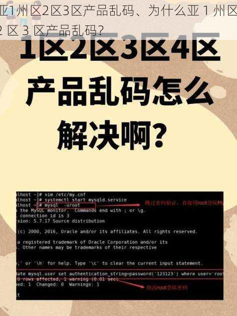 亚1州区2区3区产品乱码、为什么亚 1 州区 2 区 3 区产品乱码？