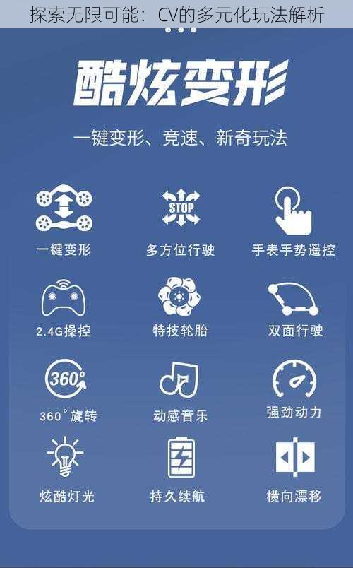 探索无限可能：CV的多元化玩法解析