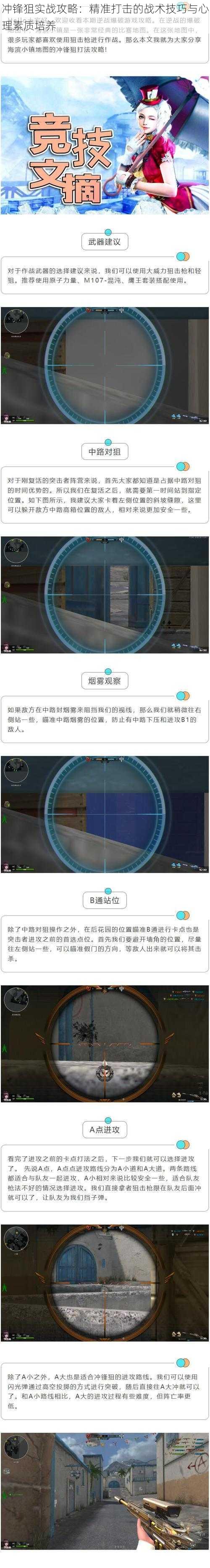 冲锋狙实战攻略：精准打击的战术技巧与心理素质培养