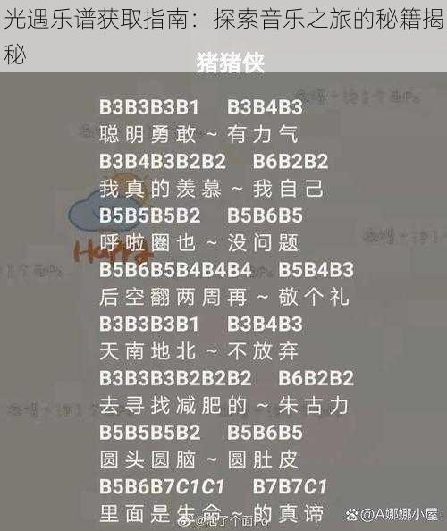 光遇乐谱获取指南：探索音乐之旅的秘籍揭秘